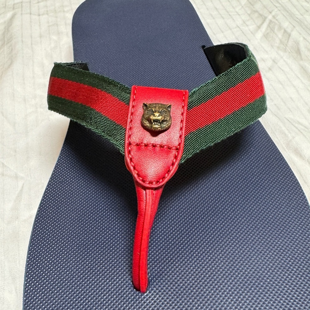 Gucci Men’s Tiger’s Head Sandals Size 11